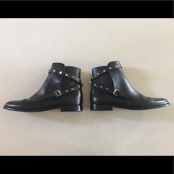 valentino flat boots